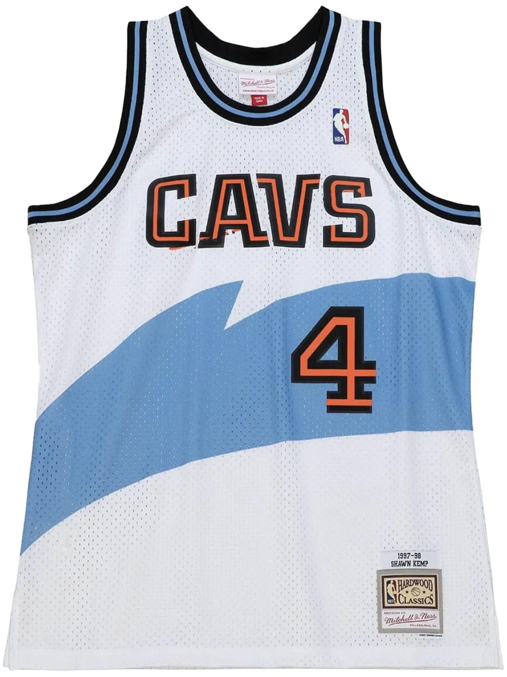 Mitchell & Ness NBA Cleveland Cavaliers 1997 Shawn Kemp トップ - ホワイト Mitchell & Ness NBA Cleveland Cavaliers 1997 Shawn Kemp トップ - ホワイト