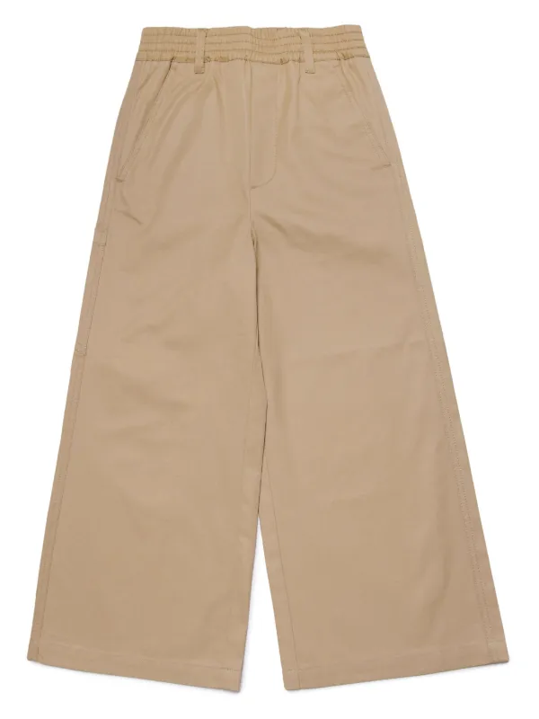 MM6 Maison Margiela Kids ワイドチノパンツ | ニュートラル | FARFETCH JP