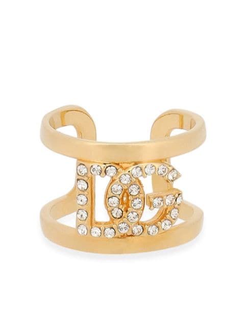 Dolce & Gabbana DG crystal-embellished ring