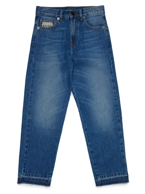 Nº21 Kids distressed-effect straight-leg jeans