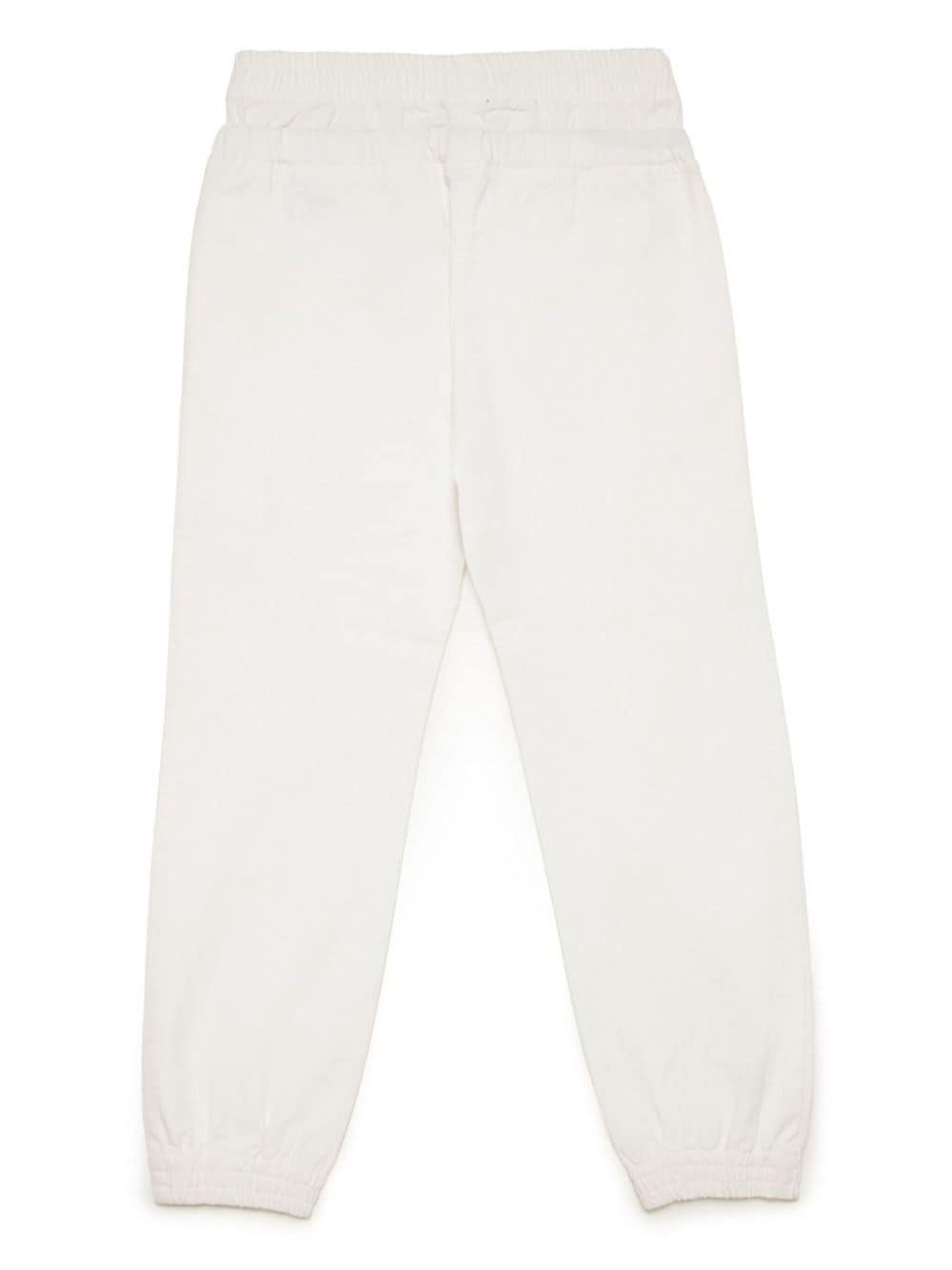 Shop N°21 Logo-appliqué Cotton Track Pants In Neutrals