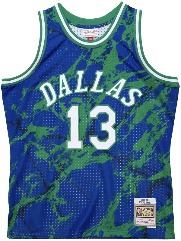dallas mavericks blue and green jersey