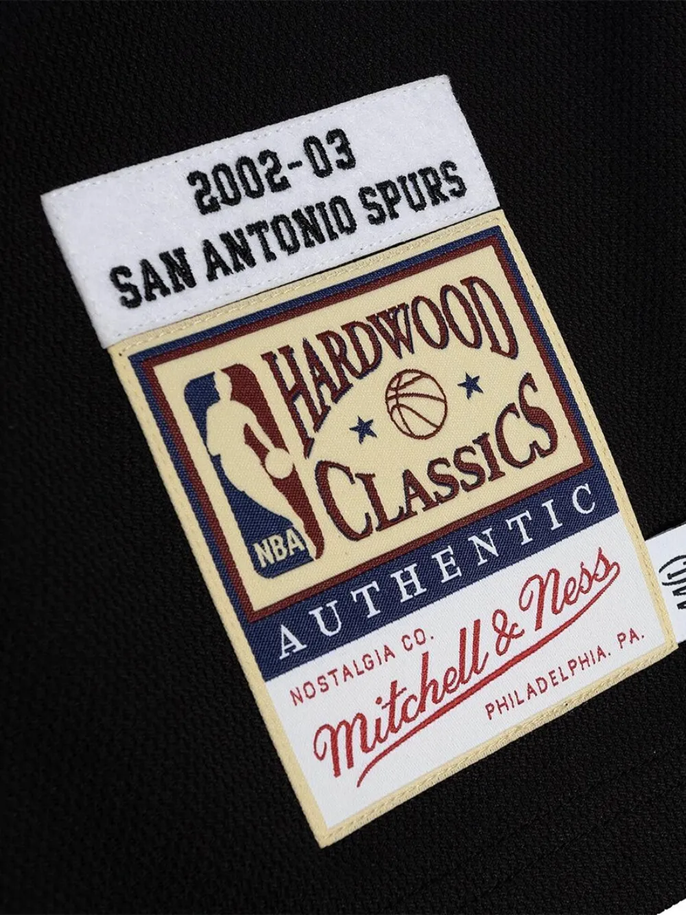 Mitchell & Ness "San Antonio Spurs 2002" Shooting overhemd Zwart