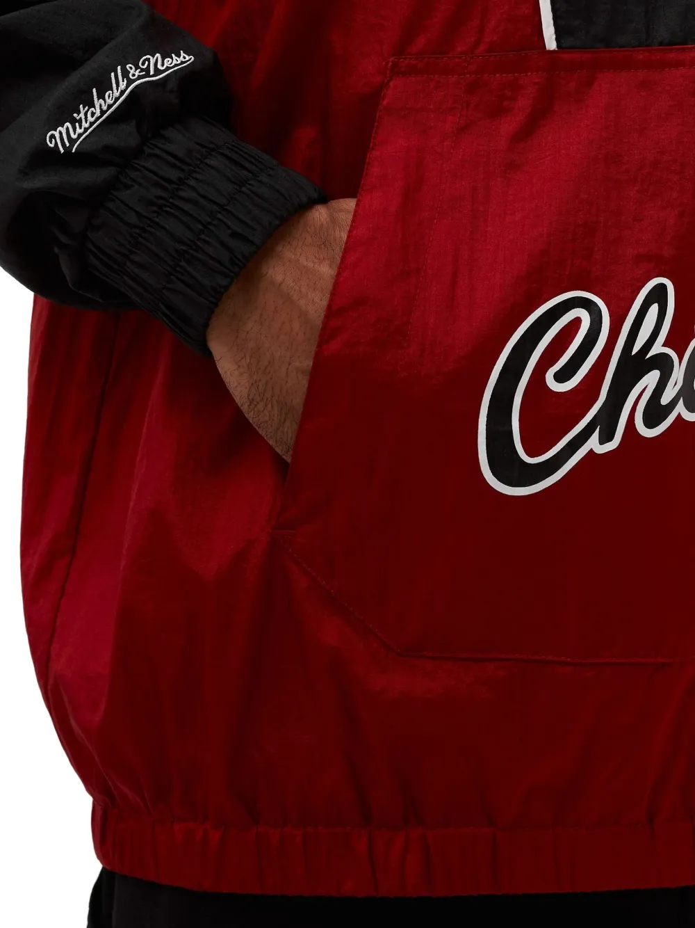 Mitchell & Ness Highlight Reel Windbreaker "NBA Chicago Bulls" Rood