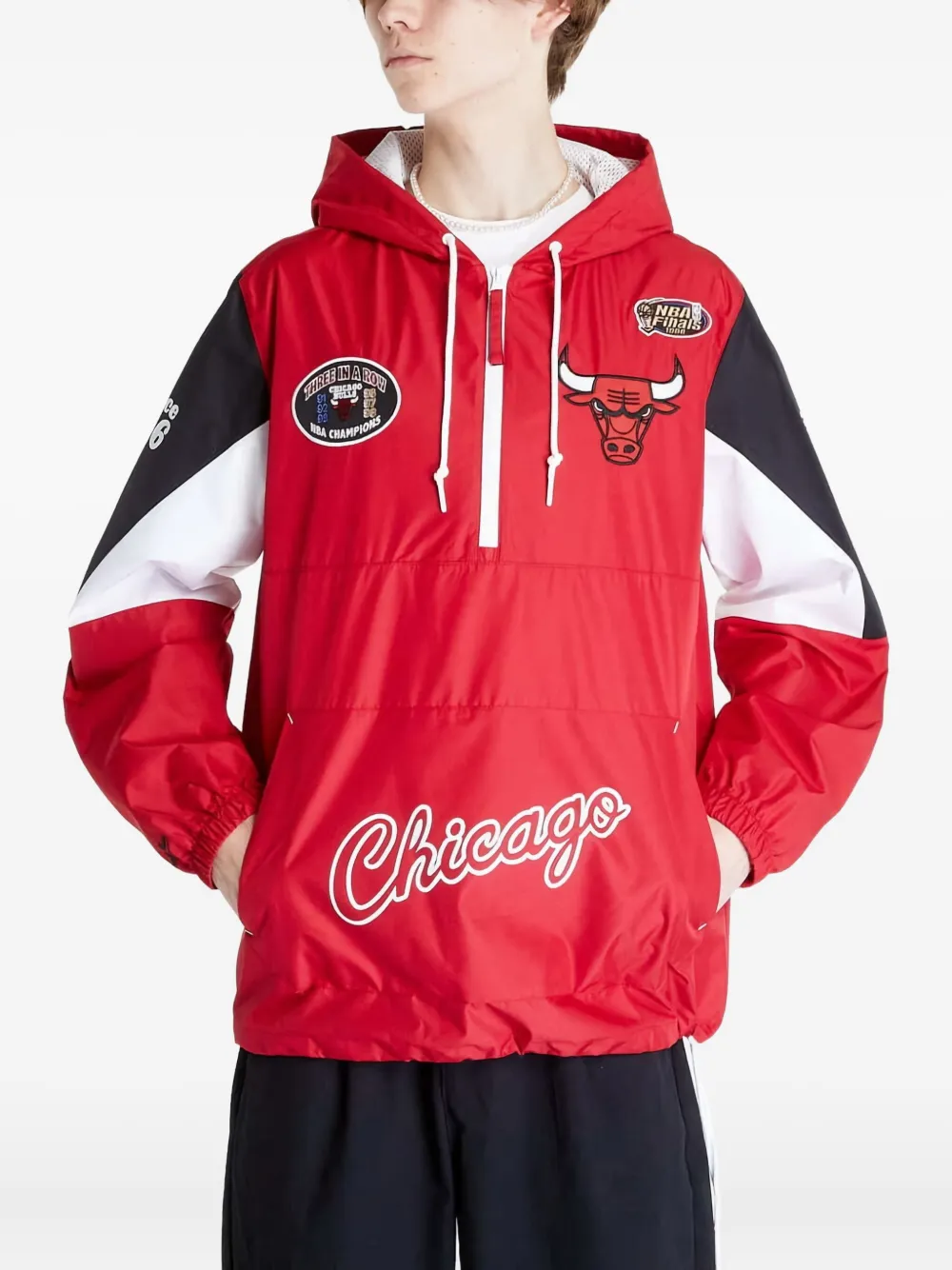 Mitchell & Ness Chicago Bulls-patch hoodie | Hoodies | Image 2
