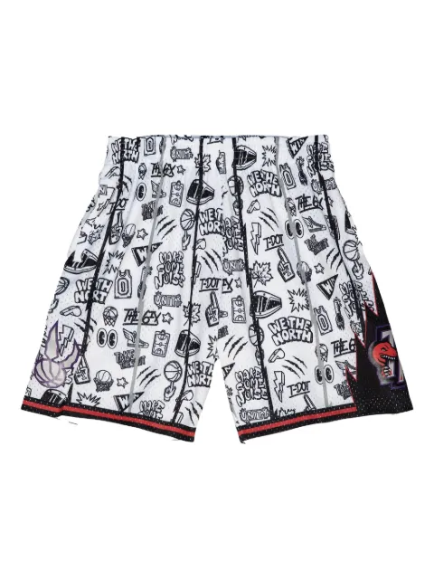 Mitchell & Ness "NBA Toronto Raptors 1998" Doodle Swingman shorts