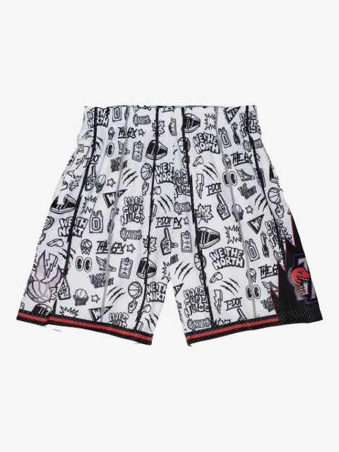 Mitchell & Ness "NBA Toronto Raptors 1998" Doodle Swingman shorts