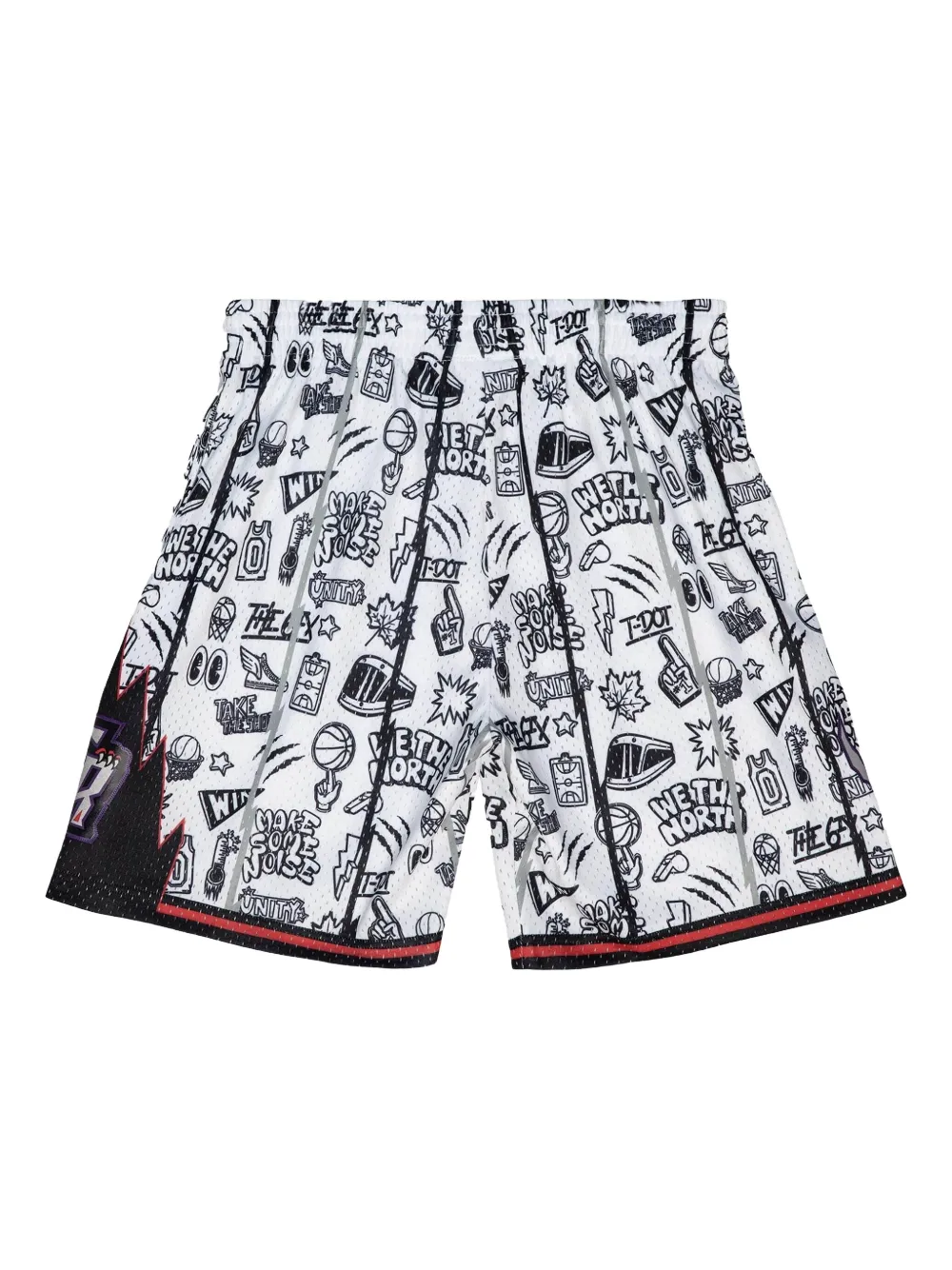 Mitchell & Ness "NBA Toronto Raptors 1998" Doodle Swingman shorts Wit