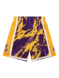 Mitchell & Ness NBA LA Lakers 2009 Team Marble Swingman shorts - Purple