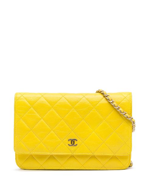 HOT SALE CHANEL 2000-2023 CC plaque wallet-on-chain Women