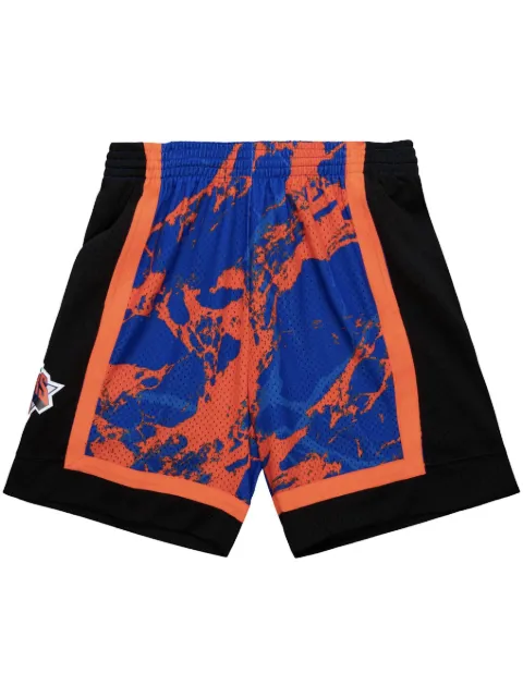 Mitchell & Ness "NY Knicks 1996" Team Marble basketball shorts