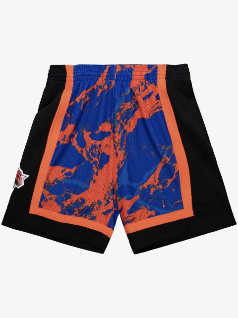 Mitchell & Ness "NY Knicks 1996" Team Marble basketball shorts