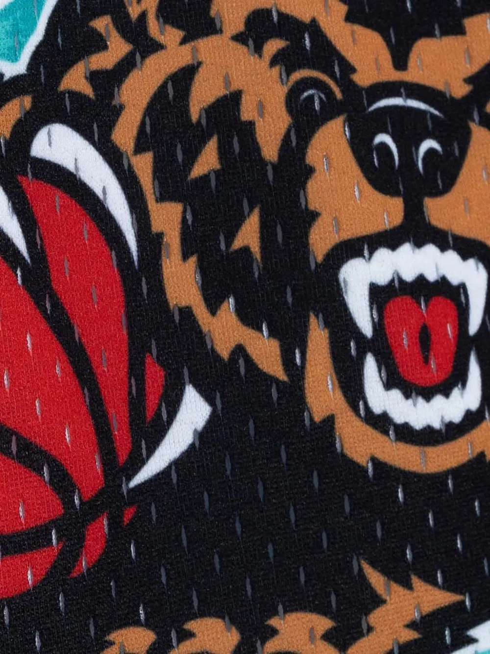 Mitchell & Ness NBA Vancouver Grizzlies 1996 Team Marble Swingman shorts Blauw