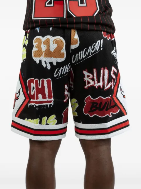 Mitchell & Ness shorts Chicago Bulls 1997 Slap Sticker Swingman en colaboración con NBA 