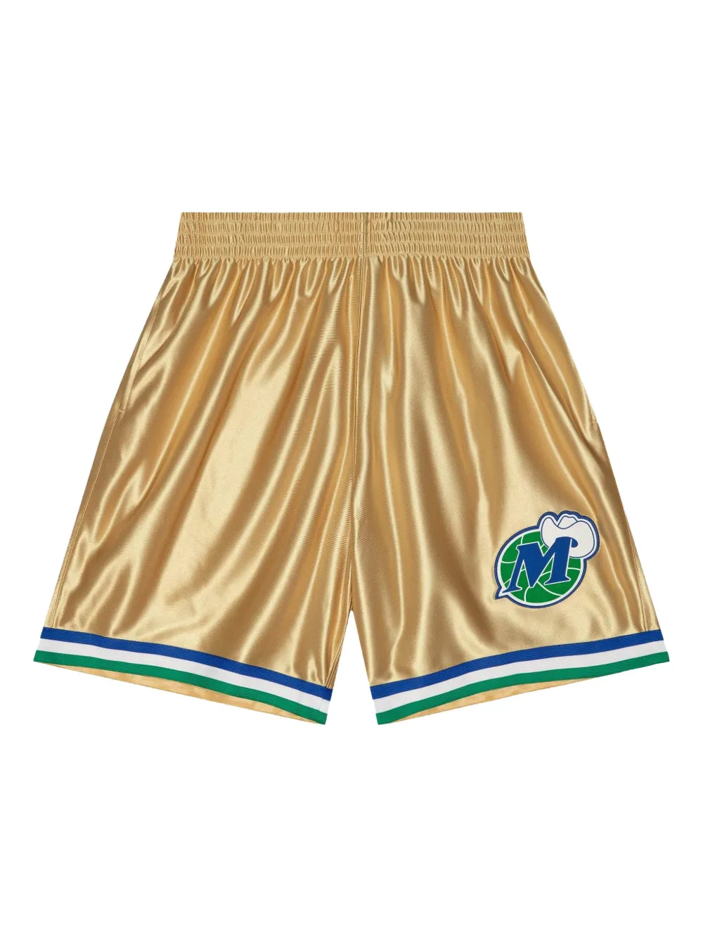 Mitchell & Ness x NBA Dallas Mavericks 1998 75th Swingman shorts | Gold | Image 1