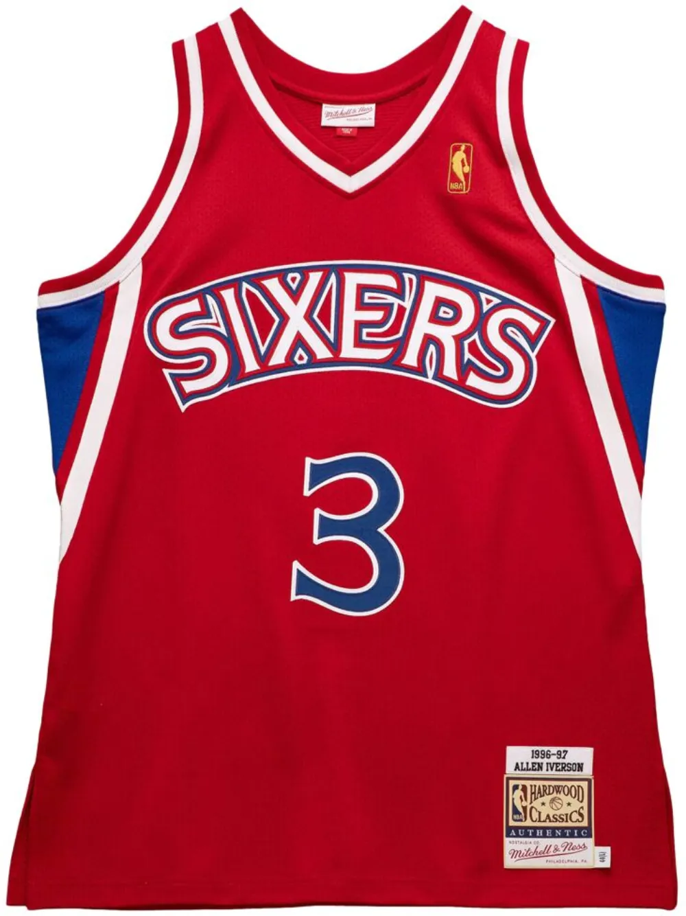 "NBA Philadelphia 76ers 96 Allen Iverson" authentic jersey