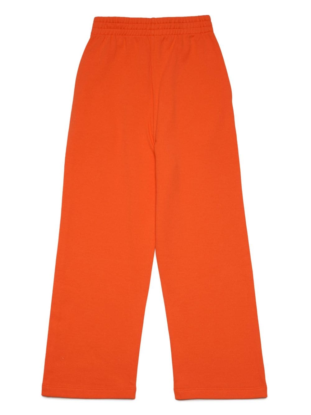 Shop Marni Logo-patch Cotton Track Pants In Orange