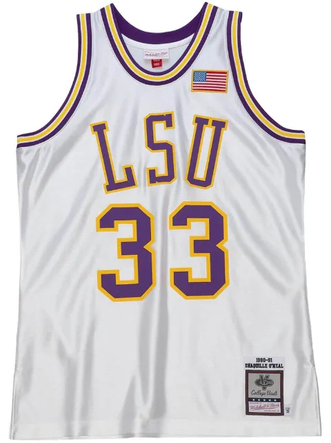 Mitchell & Ness suéter LSU Tigers 1990 Shaquille O'Neal" NCAA