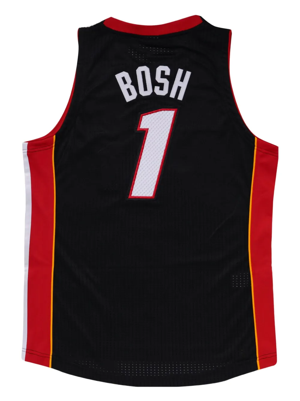 Mitchell & Ness Road Finals Jersey NBA Miami Heat 2012 Chris Bosh t-shirt - Zwart