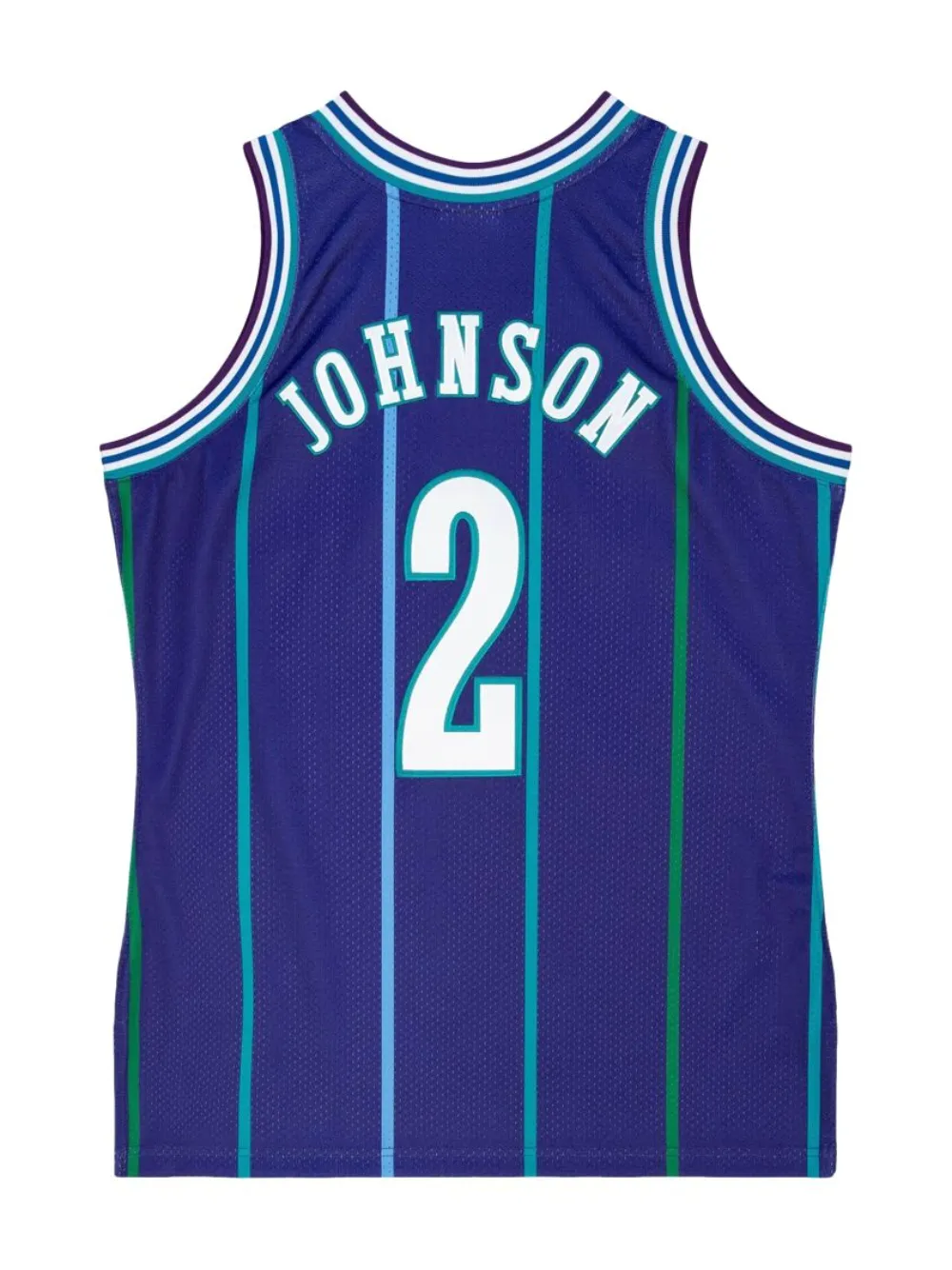 Mitchell & Ness "NBA Charlotte Hornets 94 Larry Johnson" authentic alternate jersey | T-Shirts | Image 2