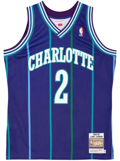 Mitchell & Ness "NBA Charlotte Hornets 94 Larry Johnson" authentic alternate jersey