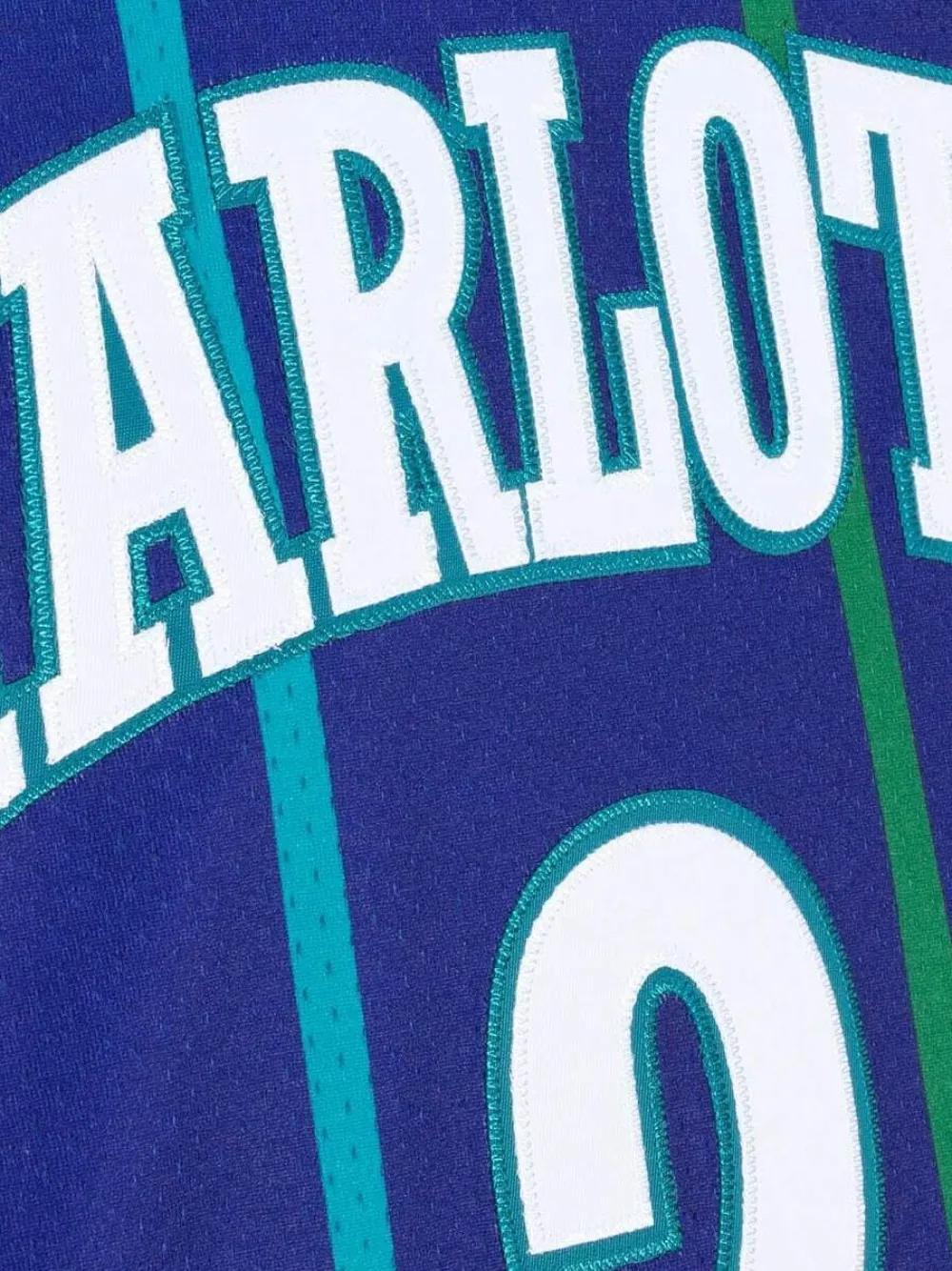 Mitchell & Ness "NBA Charlotte Hornets 94 Larry Johnson" authentieke alternatieve jersey Paars