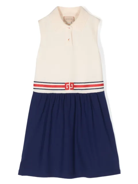 Gucci Kids colourblock sleeveless dress