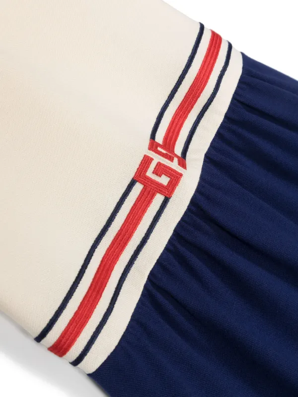 Gucci Kids カラーブロック ノースリーブ ワンピース