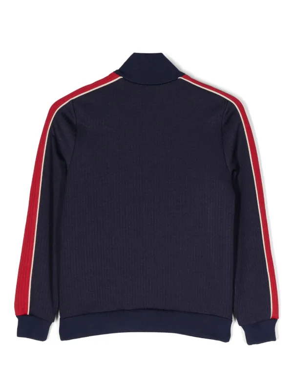 Gucci Kids ロゴパッチ ジャケット | ブルー | FARFETCH JP