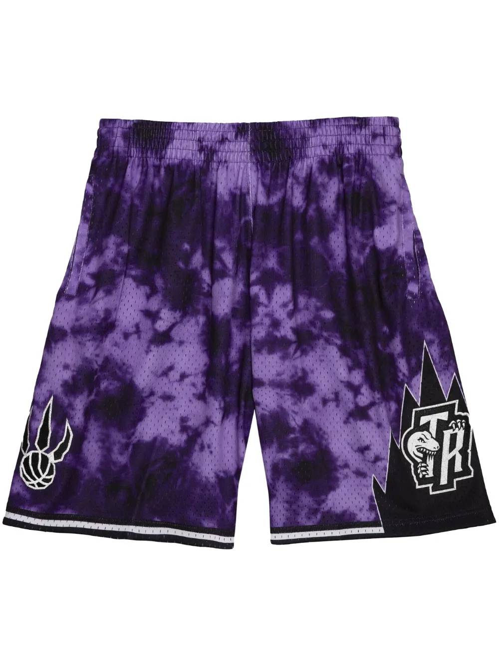 Mitchell & Ness "NBA Toronto Raptors 1998" galaxy swingman shorts | Purple | Image 1