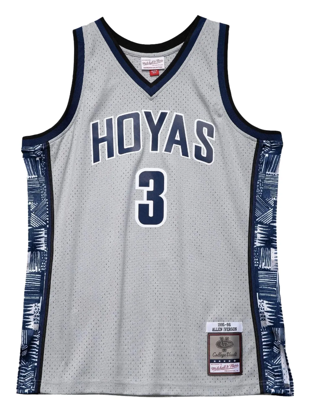 Mitchell & Ness x NCAA Georgetown Hoyas Allen Iverson Swingman tank top | Grey | Image 1