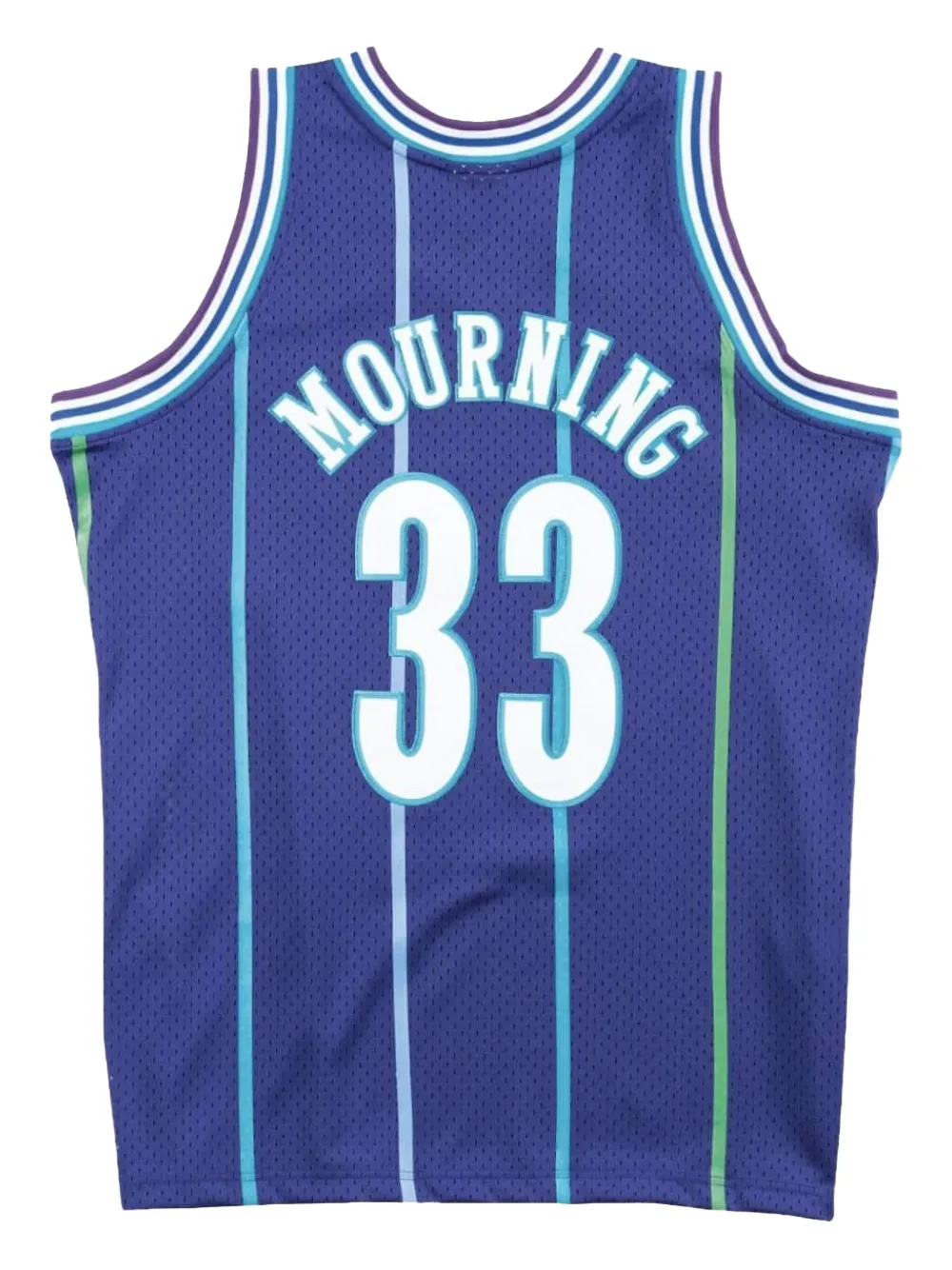 Mitchell & Ness Charlotte Hornets 94 Alonzo Mourning Swingman Alternate jersey top - Paars