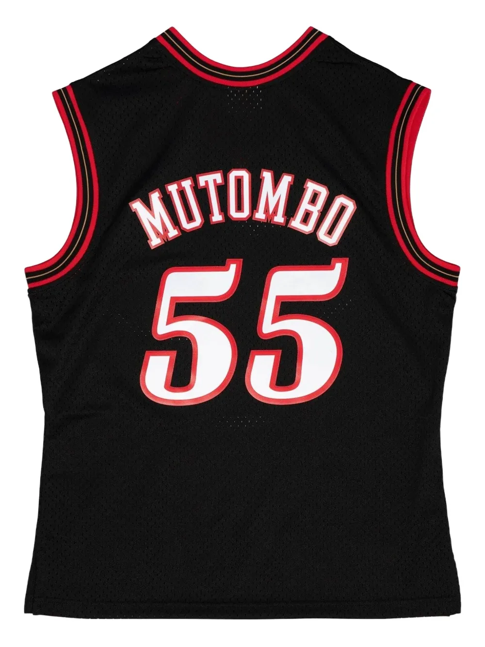 Mitchell & Ness x NBA 76ers 2000 Dikembe Mutombo Swingman tanktop - Zwart