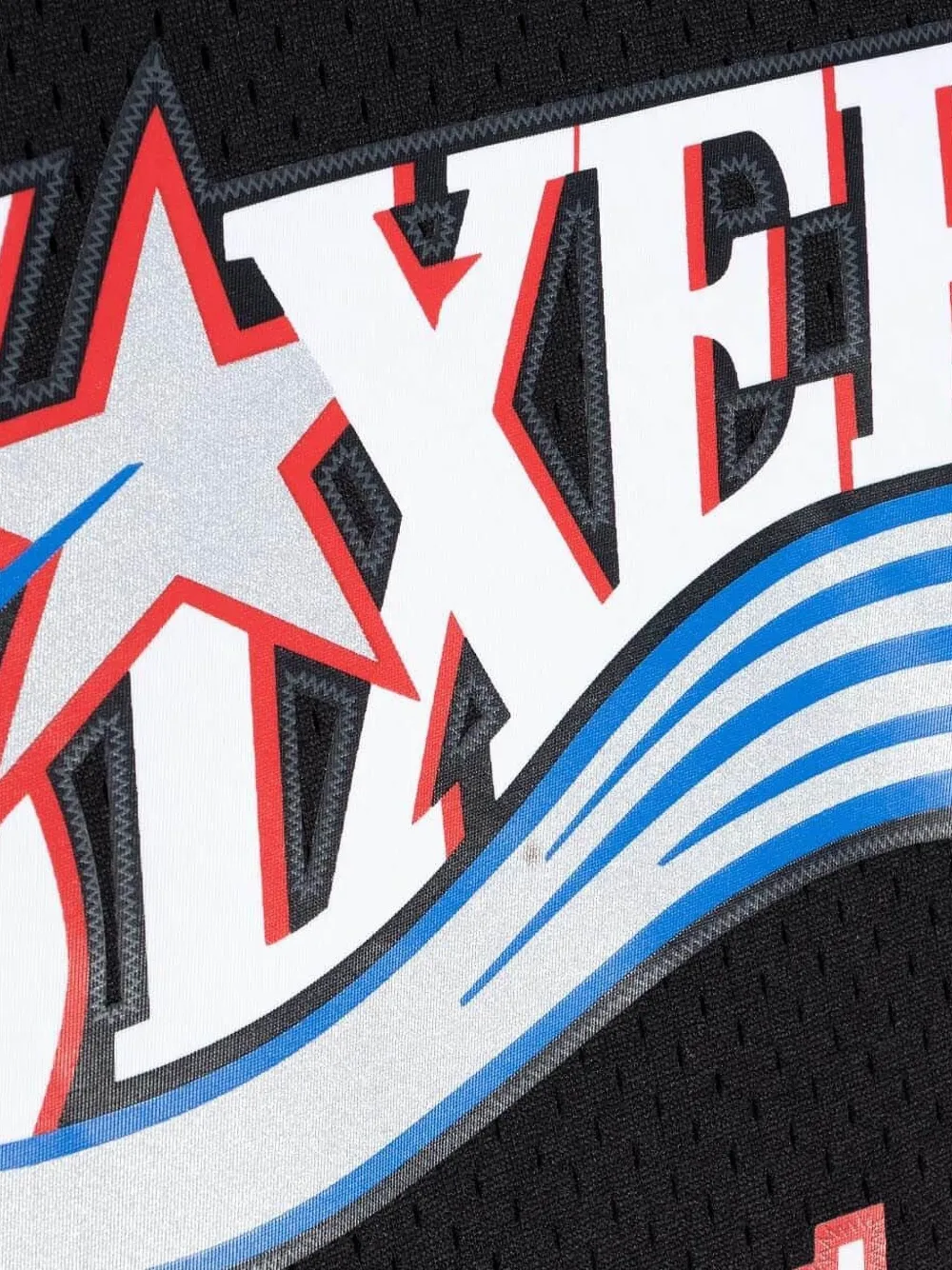 Mitchell & Ness x NBA 76ers 2000 Dikembe Mutombo Swingman tanktop Zwart