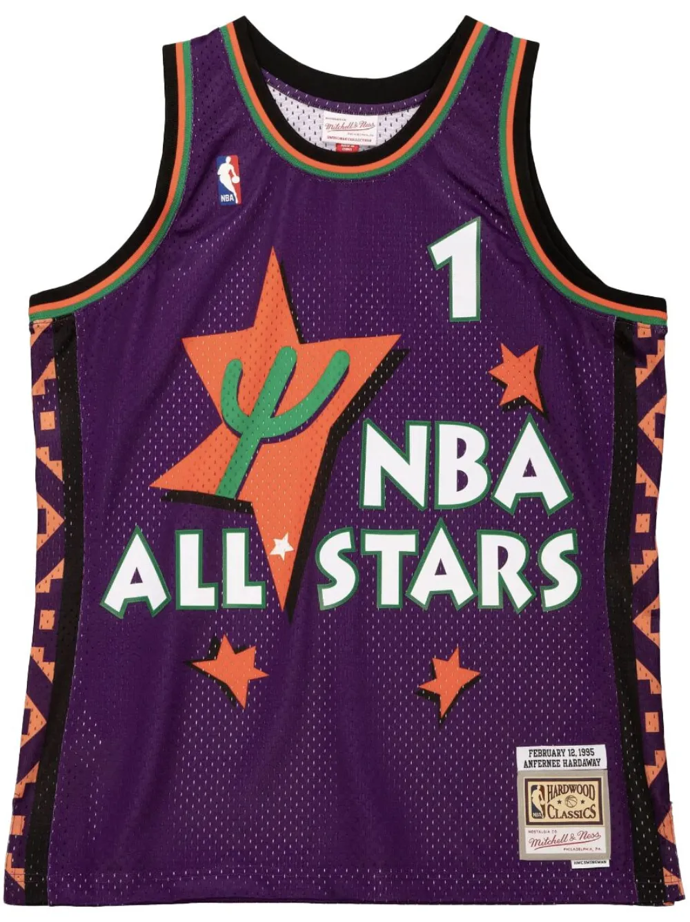 Mitchell & Ness "NBA All Star East Penny Hardaway 1995-96" Swingman jersey vest top | Purple | Image 1