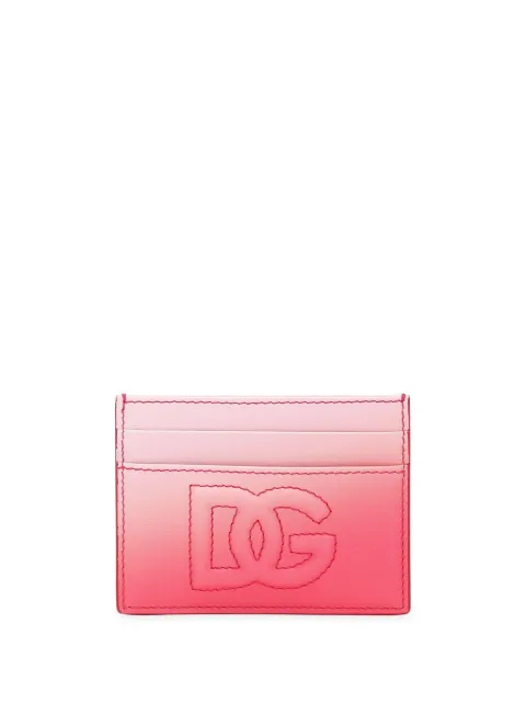 Dolce & Gabbana tarjetero con logo en relieve