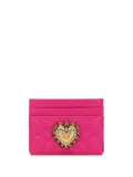 Dolce & Gabbana Devotion leather card holder - Pink