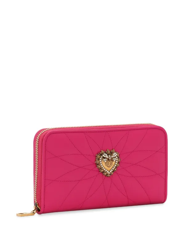 Dolce & Gabbana Devotion ファスナー財布 | ピンク | FARFETCH JP