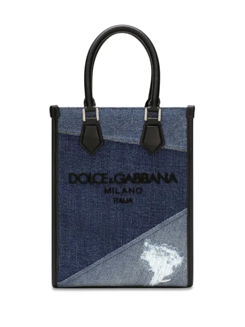 Dolce & Gabbana tote con detalle patchwork