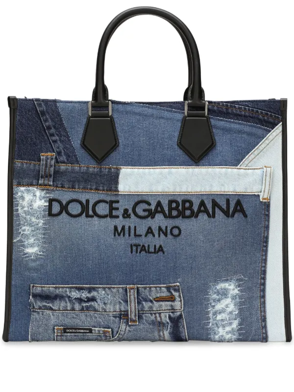 【関税＆送料込み】Dolce & Gabbana Logo Wash Bag Dolce & Gabbana logo-lettering Wash Bag | Blue | FARFETCH GE
