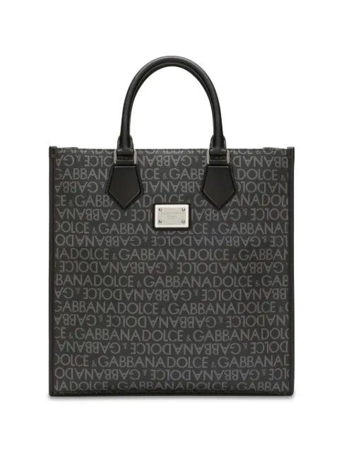 Dolce & Gabbana Shopping logo-print tote bag