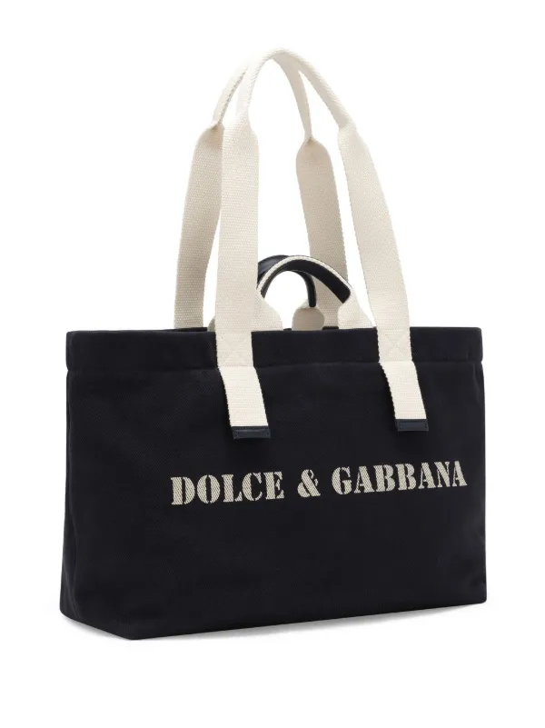 ★関税負担無し★ ※要在庫確認 Dolce&Gabanna Shoulder Bag Dolce & Gabbana logo-print Canvas Shoulder Bag | Black