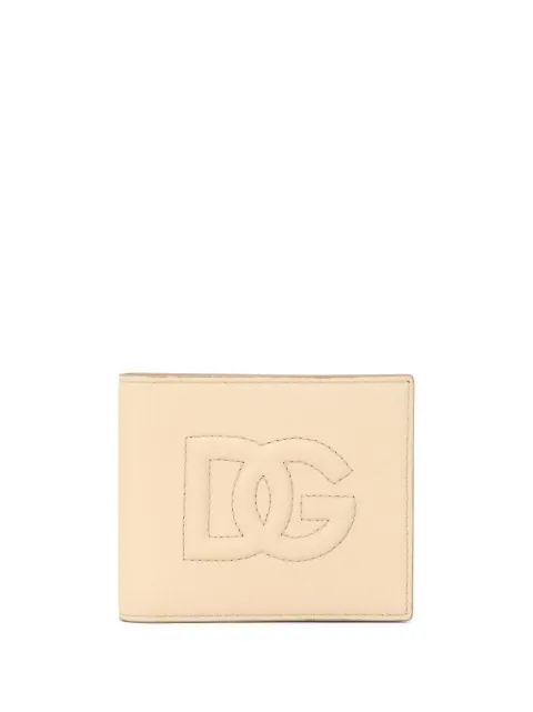 Dolce & Gabbana portefeuille pliant à logo embossé