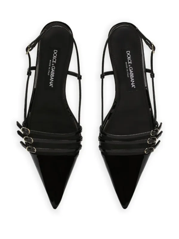 Dolce & Gabbana フラットシューズ | ブラック | FARFETCH JP