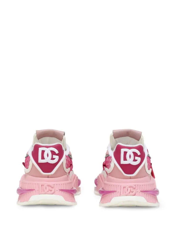 Dolce & Gabbana Airmaster Chunky Mesh Sneakers | Pink | FARFETCH
