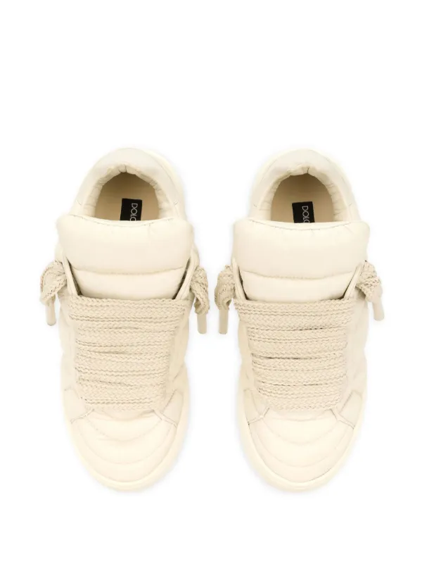 【関税&送料込】Dolce & Gabbana New Roma Sneaker Dolce & Gabbana New Roma low-top Sneakers | White | FARFETCH