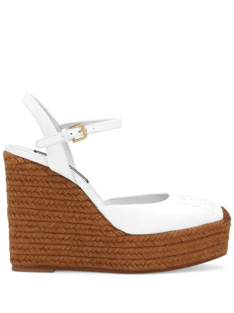 Dolce & Gabbana sandalias con cuña de 90mm