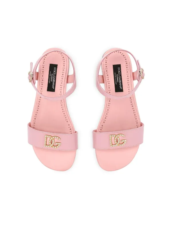 Childrens Sandals Dolce Gabbana Pink Sandals Dolce Gabbana Girls