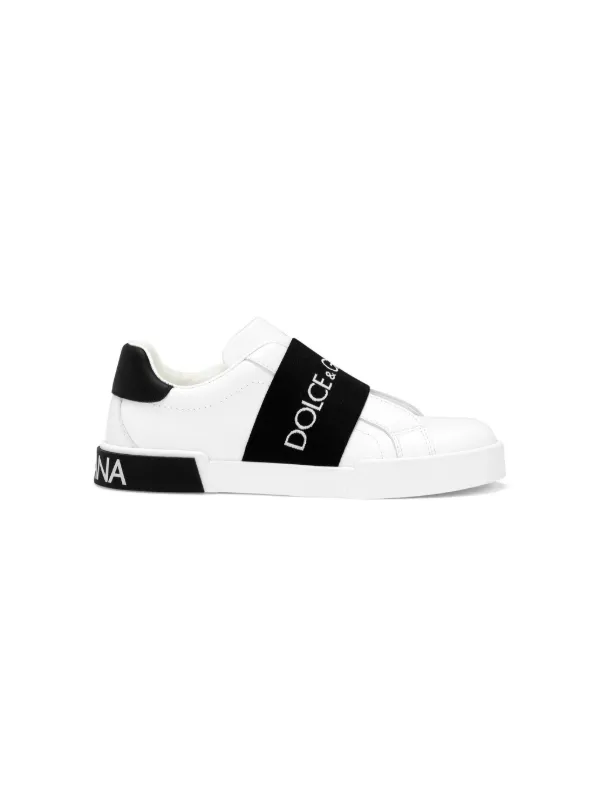Dolce & Gabbana Kids Portofino slip-on Sneakers | White  display picture 1