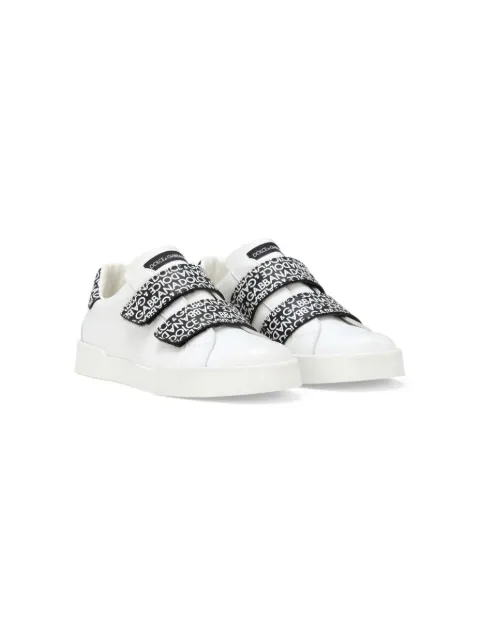 Dolce & Gabbana Kids tenis con logo estampado